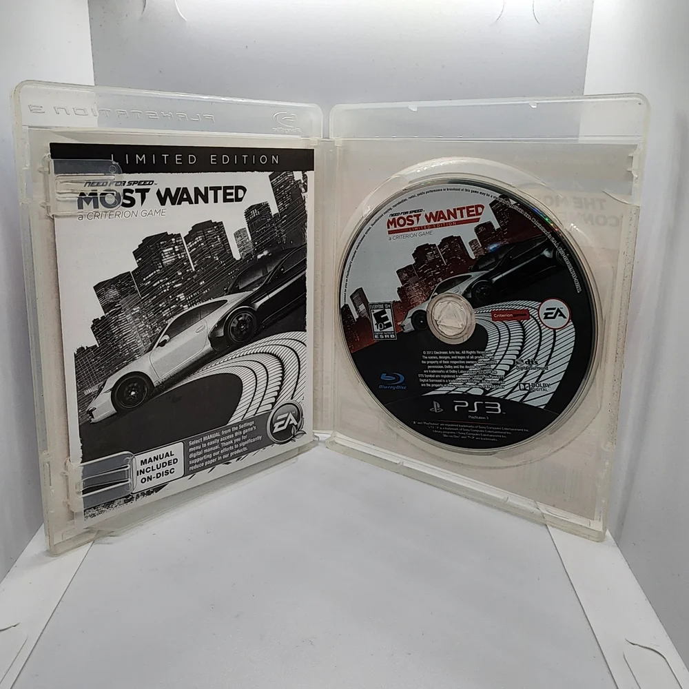 Need for Speed: Most Wanted -- Limited Edition (Sony PlayStation 3, 2012) CIB